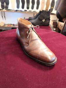 Church's Custom Grade 革破れ 修理 アフター 横浜 靴修理 靴修理 郵送 対応