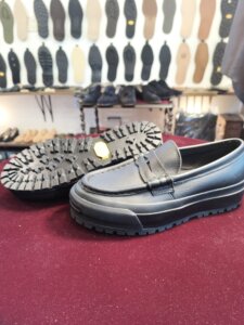 【横浜 靴修理／靴修理 郵送】CONVERSE JACK PURCELL 1935 新品ソール補強 施工後（Vibramラグソール）