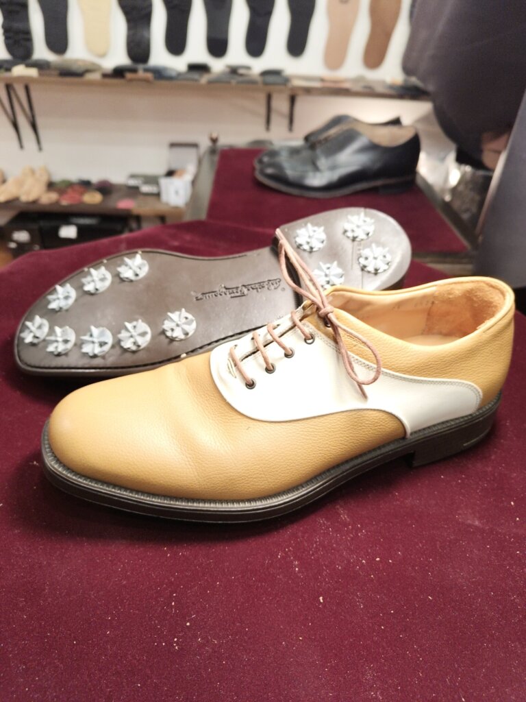 Salvatore Ferragamo Golf Shoes Spike Repair After