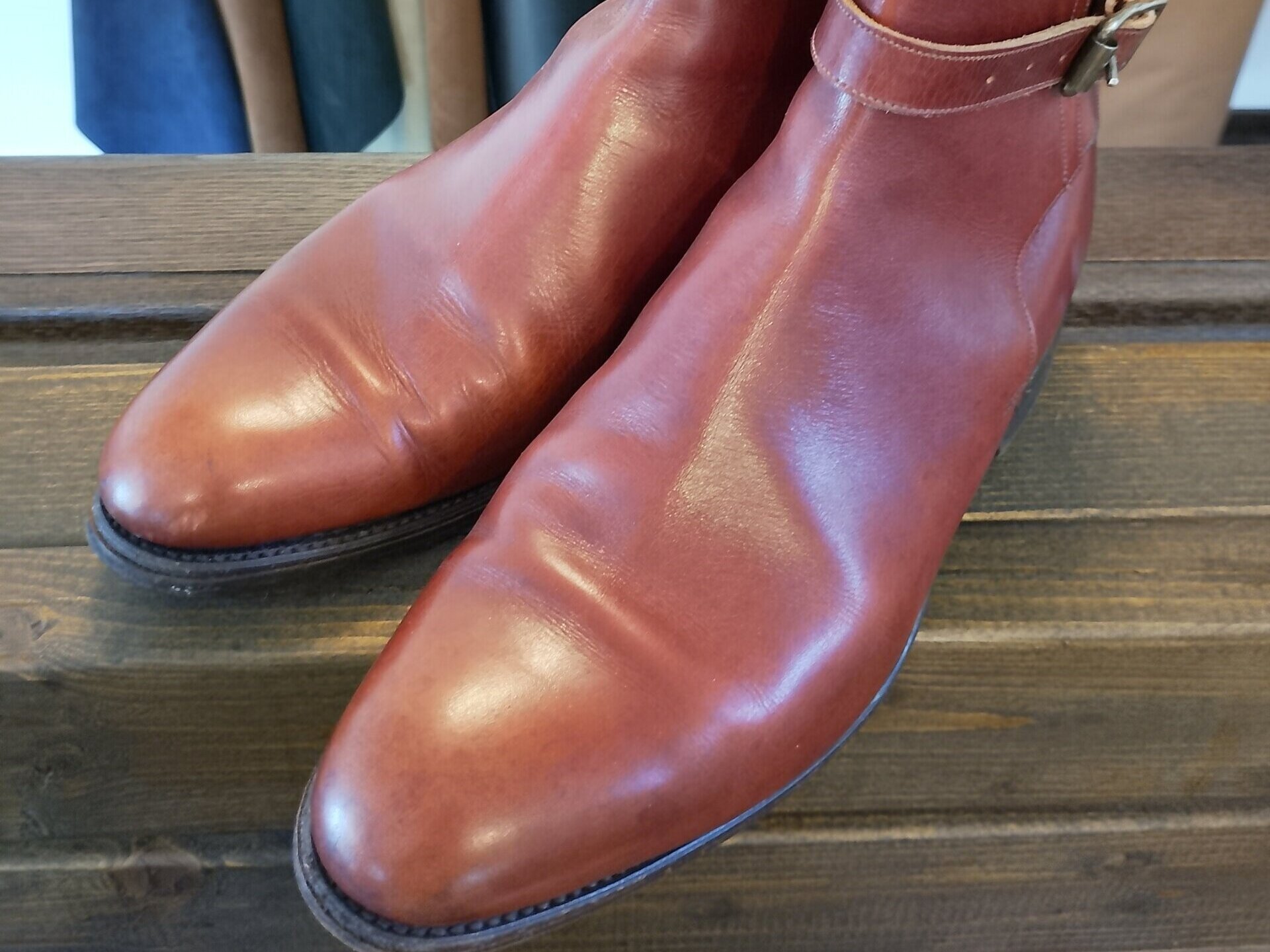 Schnieder（シュナイダー）ブーツの修理前 外観 全体 横浜 靴修理 郵送 靴修理