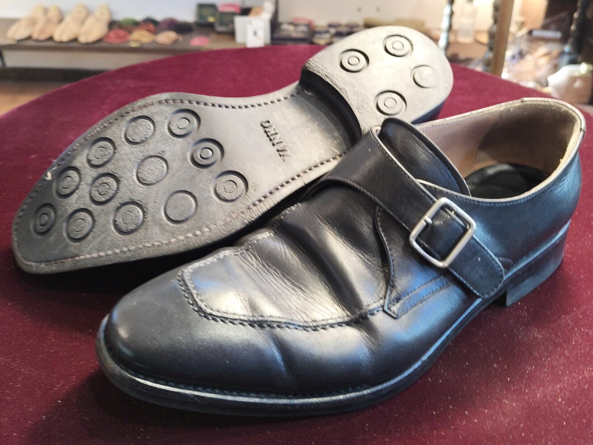 ヤンコ（YANKO）のオールソール交換 修理後（横浜 靴修理／郵送 靴修理 全国対応）ソール仕上がり