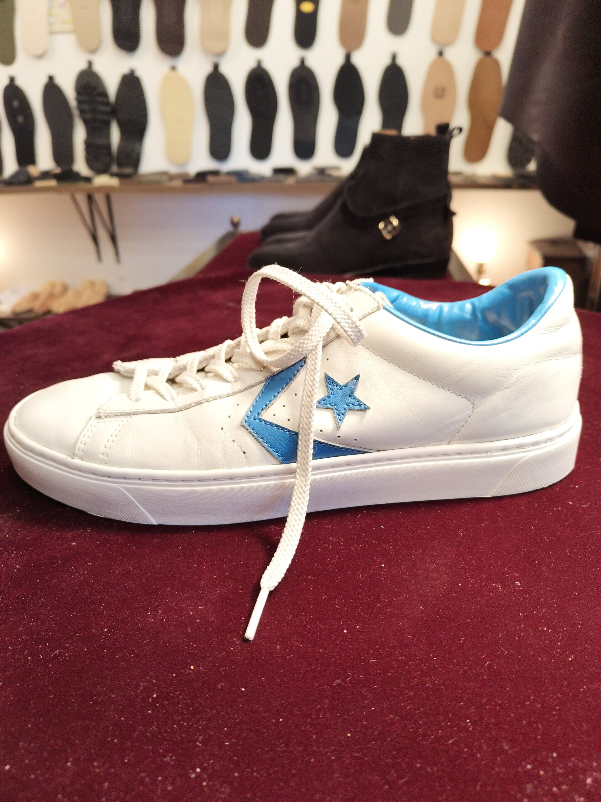 コンバース オールスター 靴修理 全国対応｜側面シルエットとソールの仕上がり（アフター）