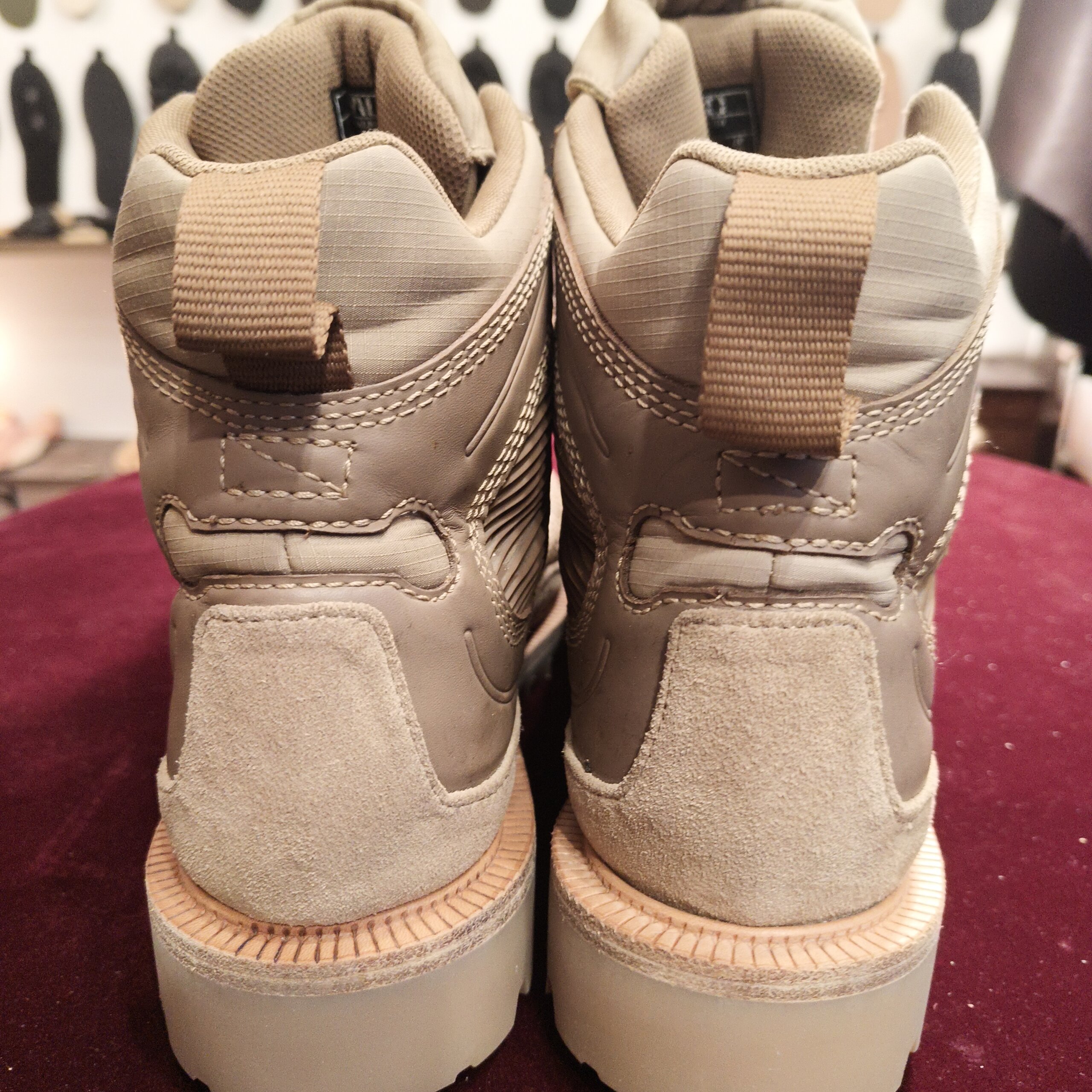 LALEDのカスタムオールソール修理後 全体の仕上がり