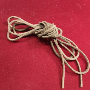 約3mmの黒の革製ブーツ用シューレース