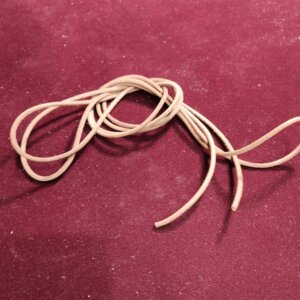 ライトブラウンの本革ブーツレース 3mm 全体が分かる商品写真