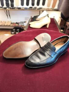 LOTTUSSE（ロトゥセ）オールソール修理後の仕上がり（レザーソール交換）｜横浜 靴修理 郵送対応