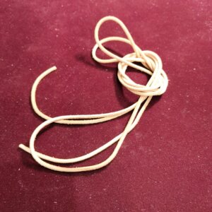 ナチュラルカラーの本革ブーツレース 3mm 全体が分かる商品写真