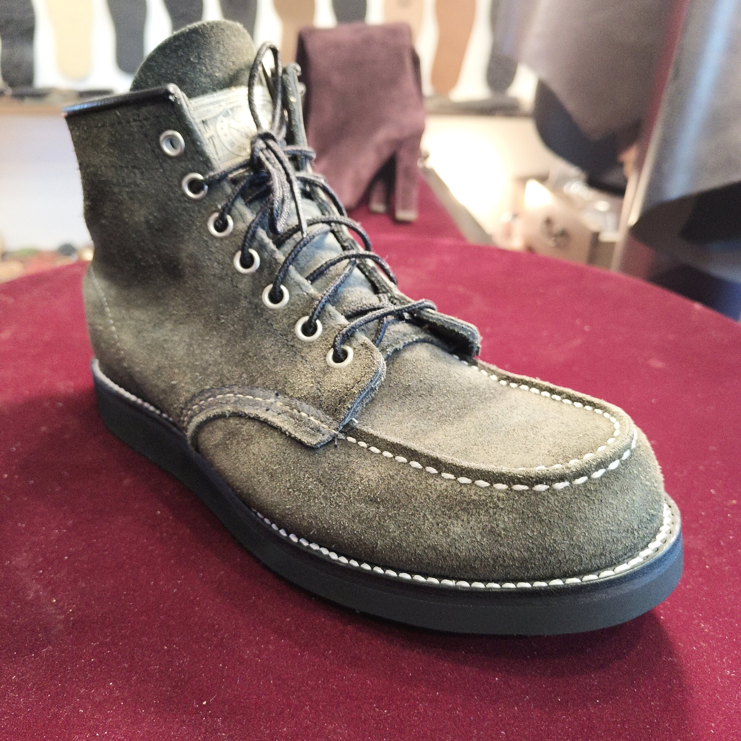 レッドウィング8874 オールソール修理後の仕上がり。横浜／郵送で靴修理対応