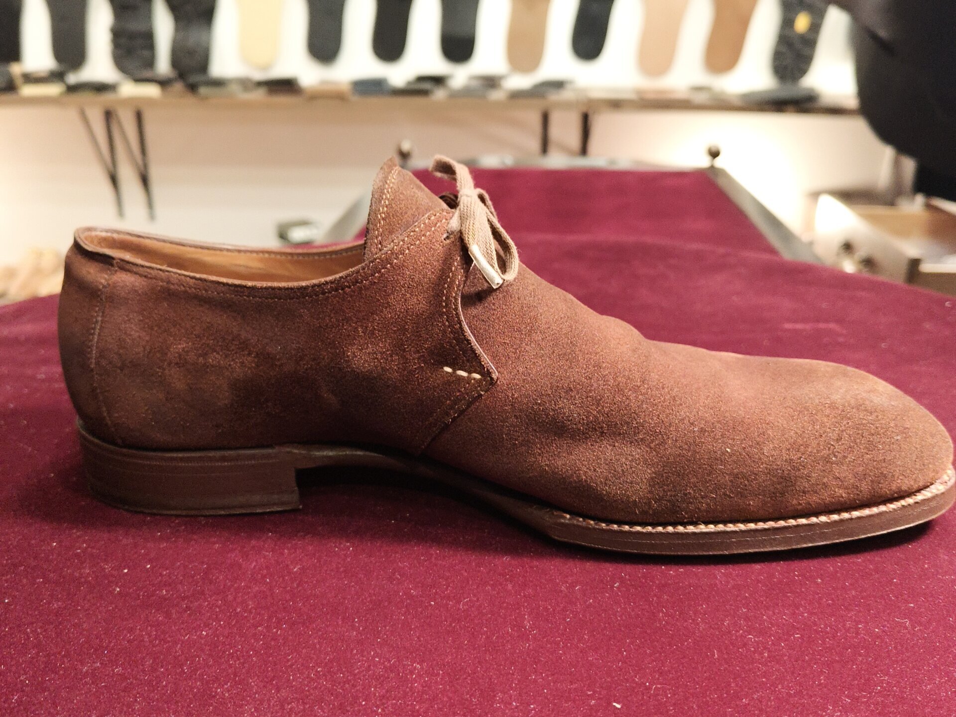 トレーディングポスト 靴修理 横浜｜オールソール修理後の側面（アフター）